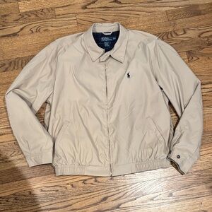 Polo by Ralph Lauren Tan Lightweight Windbreaker Jacket XXL